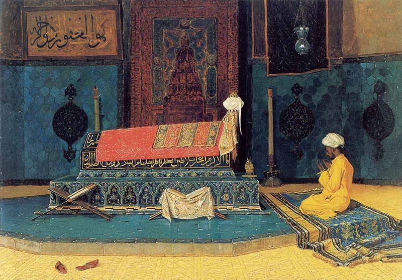 Yeşil Türbe’de Dua, 1882 resmi