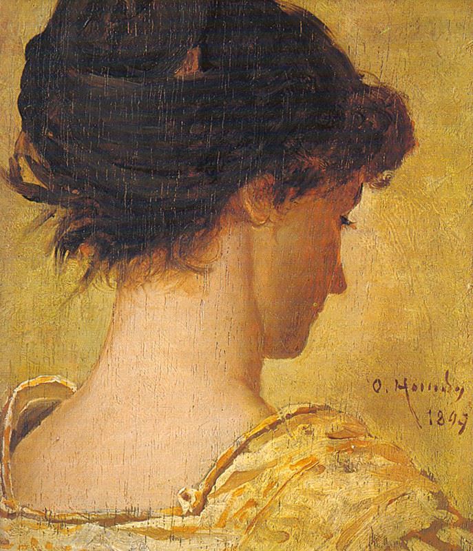 Genç Kadın Portresi (Sanatçının Eşi Naile Hanım), 1897 resmi