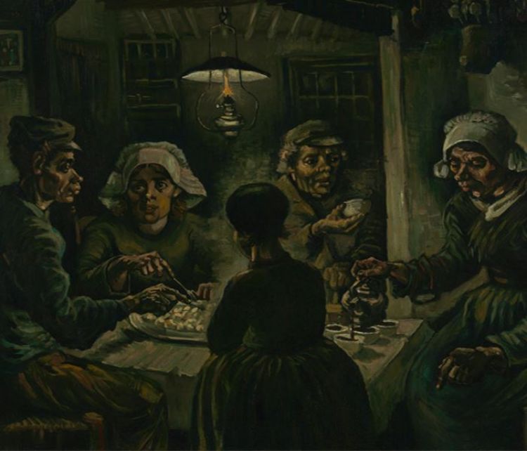 Patates Yiyenler, 1885 picture