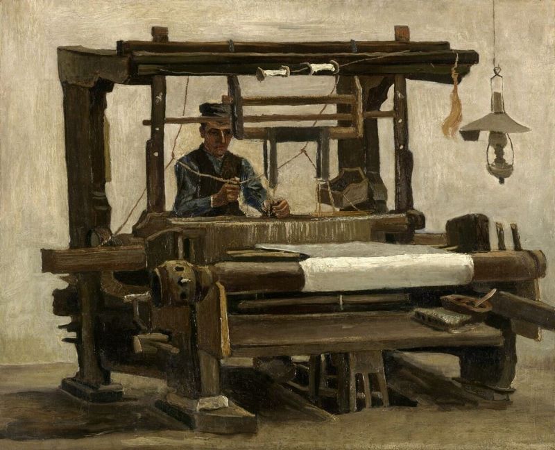 Picture for Loom with Weaver, 1884