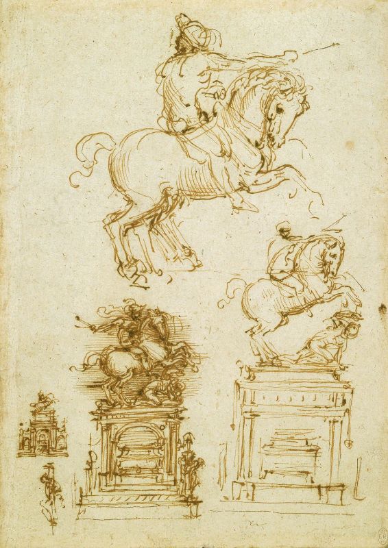 Picture for Study for the Trivulzio Monument, c. 1508-1510
