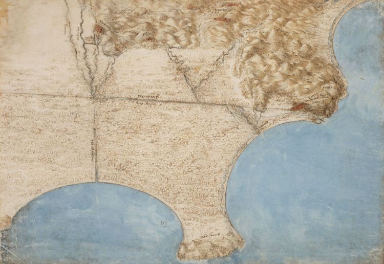 Pontini Bataklığı’nın haritası, 1515 picture