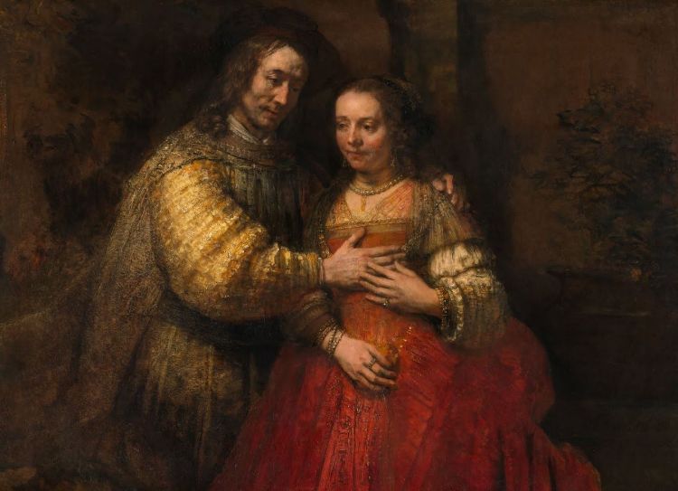 Rembrandt van Rijn, Yahudi Gelin, 1665-1669 dolayları picture