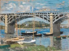 Show The Bridge at Argenteuil, 1874 details