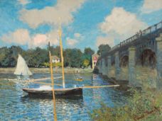 Show The Bridge at Argenteuil, 1874 details