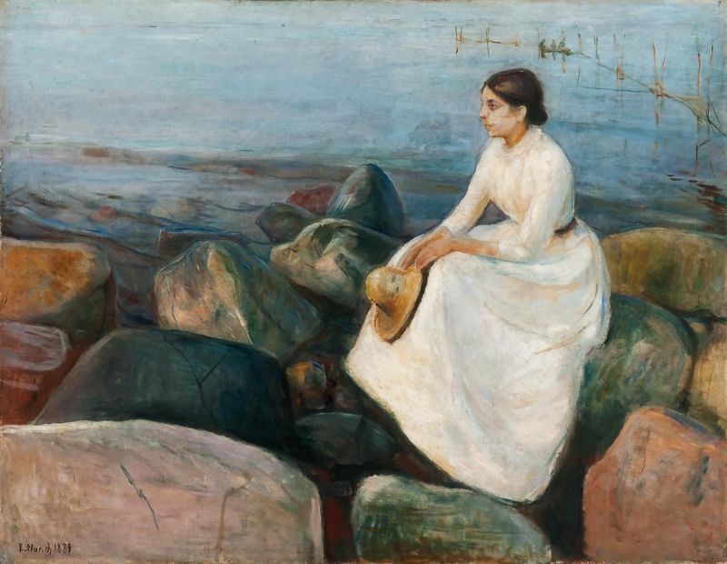Picture for Summer Night / Inger on the Shore, 1889