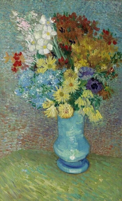 Picture for Flowers in a Blue Vase, c.1888