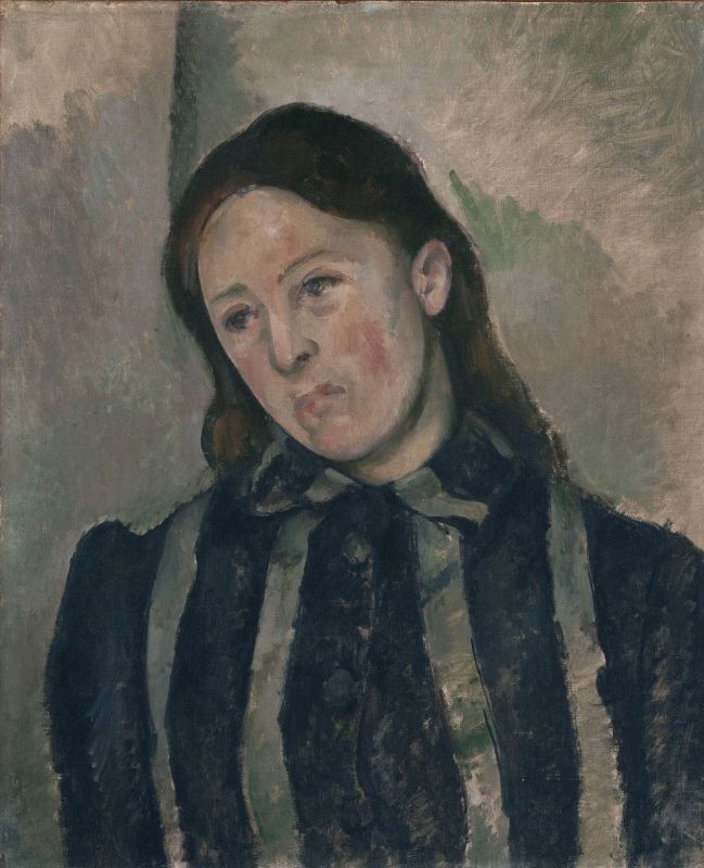 Picture for Portrait of Madame Cézanne, 1890-1892