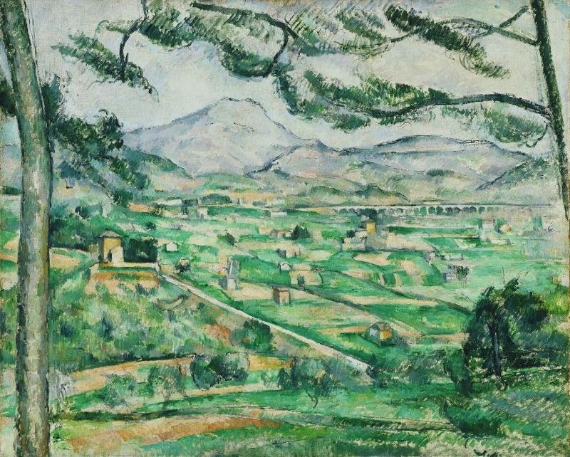 Sainte-Victoire Dağı, 1886-1887 resmi
