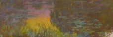 Show The Water Lilies, Setting Sun, c. 1915-1926 details