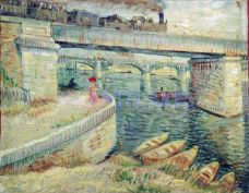 Show Asnières’de Seine Üzerinde Köprü, 1887 details