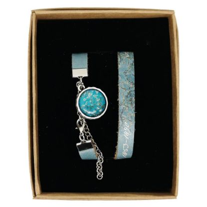 Van Gogh - Çiçek Açan Badem Ağacı - Deri Bileklik