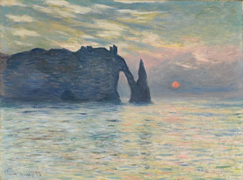 Picture for The Cliff, Étretat, Sunset