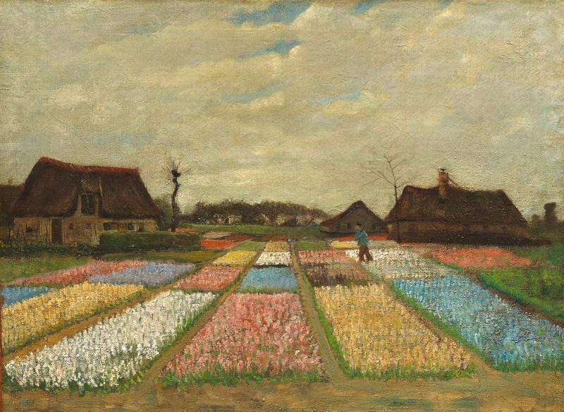 Picture for Flower Beds in Holland, 1883