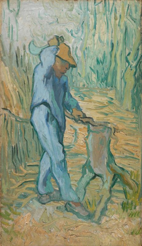 Picture for Woodcutter (after Millet), 1889