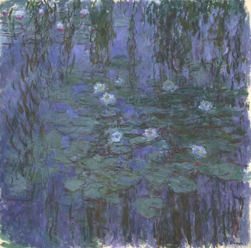 Picture for Blue Water Lilies, 1916-1919