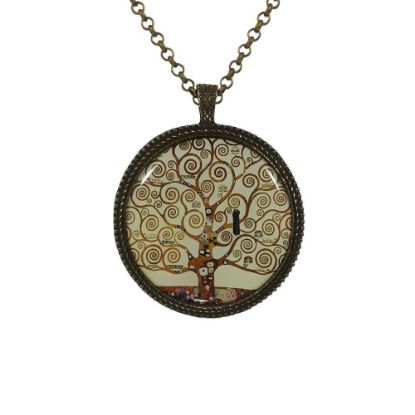 Klimt - Yaşam Ağacı - Kolye