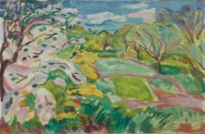 Show Rüzgarda Çiçek Açan Meyve Ağaçları, 1917-1919 details