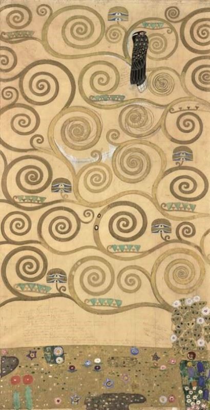 Picture for Sketch for Stoclet Frieze, Part 3, The Tree of Life, 1910-1911