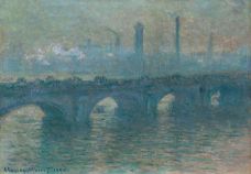 Show Waterloo Bridge, Gray Weather, 1900 details