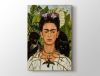 Frida - Dikenli Kolye ve Sinekkuşu ile Otoportre - Kanvas Tablo