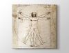 Da Vinci - Vitruvius Adamı - Kanvas Tablo