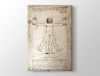 Da Vinci - Vitruvius Adamı - Kanvas Tablo