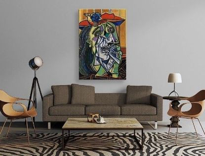 Picasso - Ağlayan Kadın - Kanvas Tablo