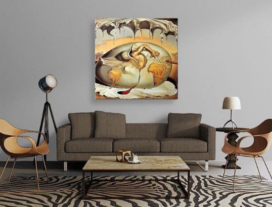 Dali - Yeni İnsanın Doğuşunu İzleyen Jeopolitik Çocuk - Kanvas Tablo