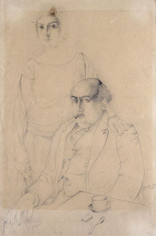 Picture for Portrait of the Artist's Father and Sister, 1925
